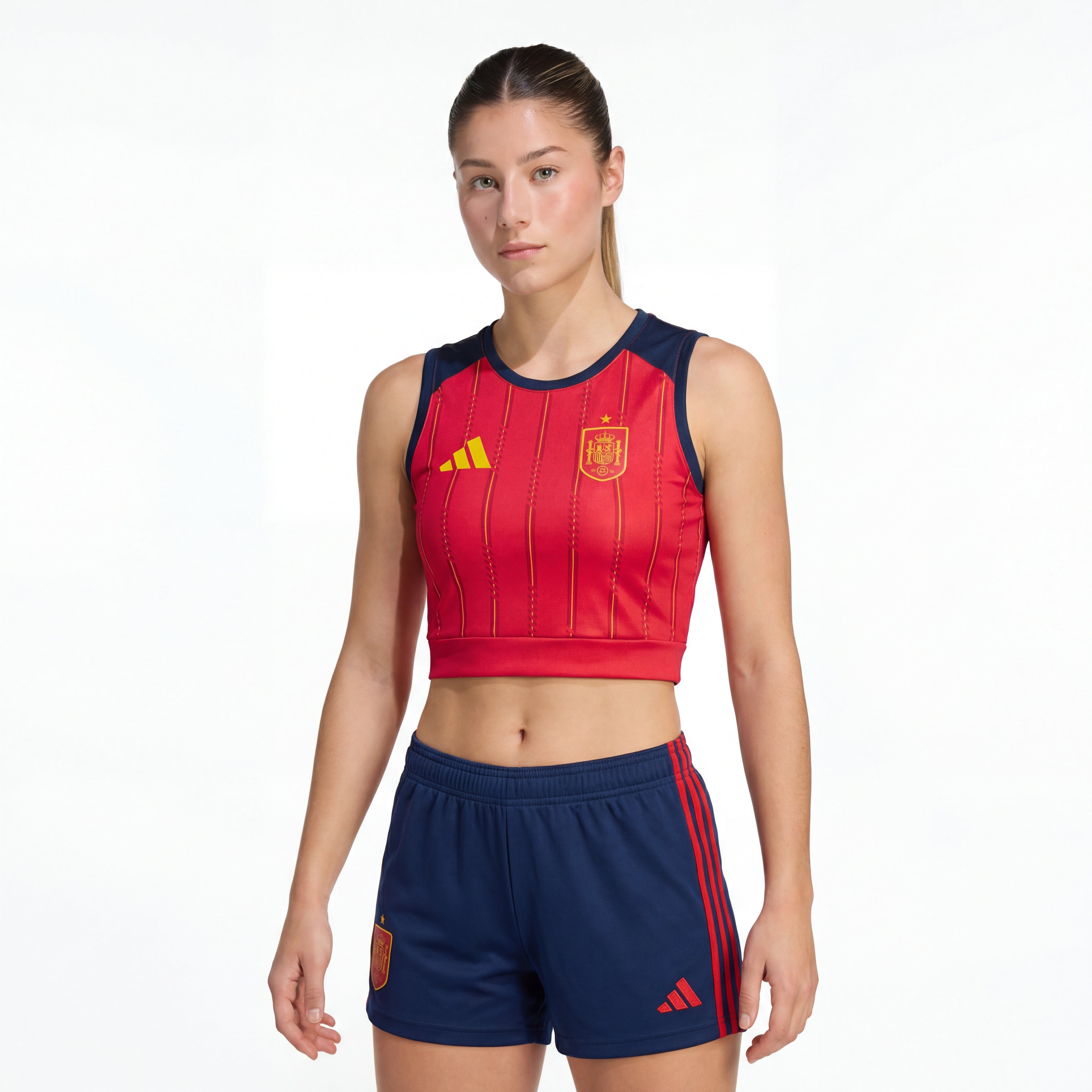 Cropped Spain Woman 2026 World Cup