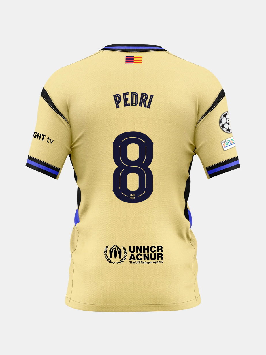 Jersey Away FC Barcelona 25/26 #8 PEDRI