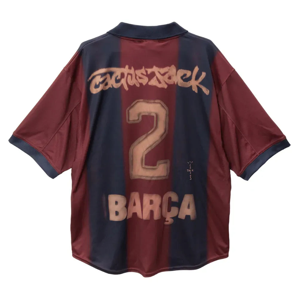 Jersey Barcelona x Travis Scott Retro 2000/01 Home Skeleton