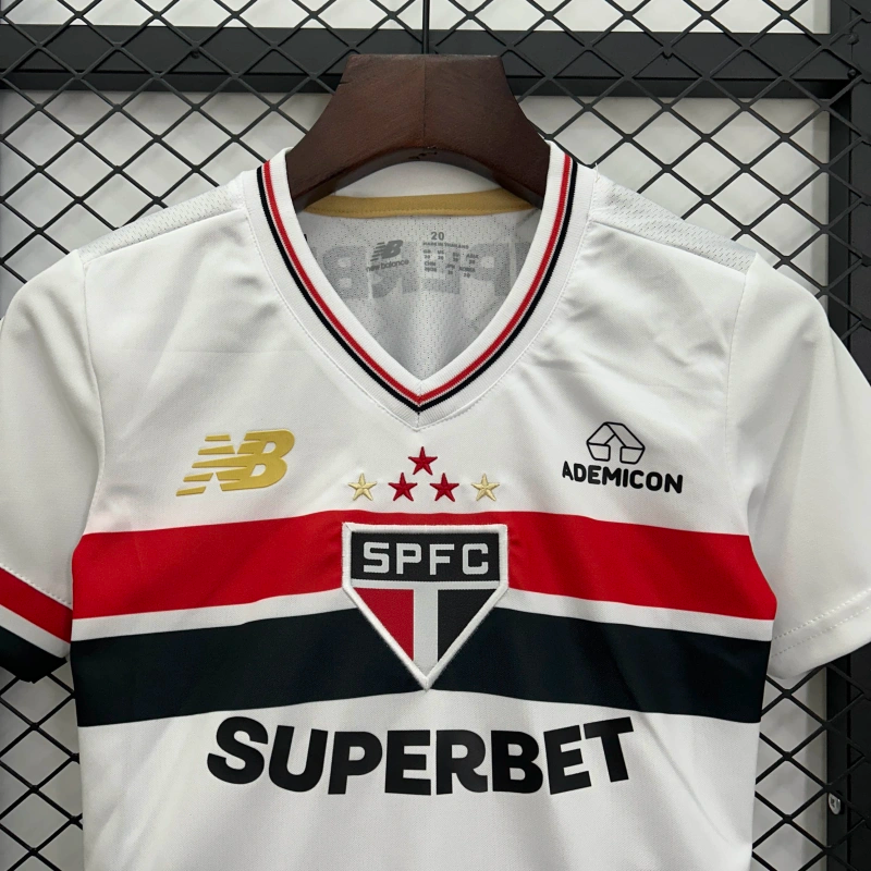 Kids São Paulo 25/26 New Balance - Branco