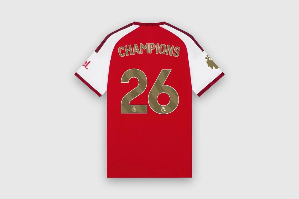 Jersey Arsenal Home Player 26/27 Premier League Champions