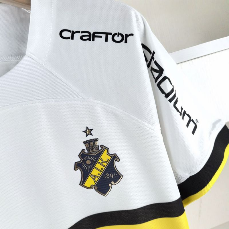 Jersey Aik II 24/25 - Branco e Amarelo