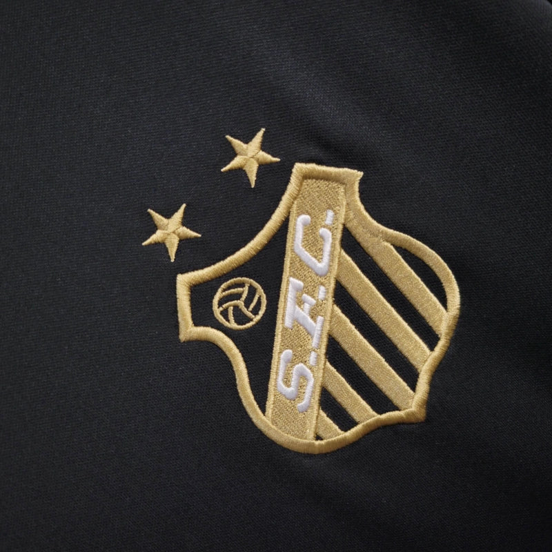 Jersey Comemorativa Santos 25/26 Pelé 1.000 Gols - Preto