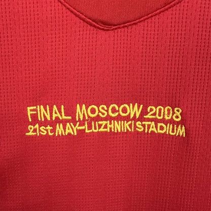 Jersey do Manchester United Retrô 2007/08 Home UCL