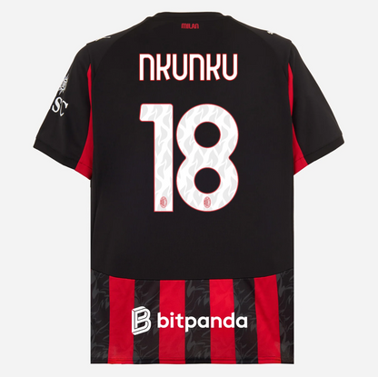 Jersey Milan 25/26 Home #18 NKUNKU