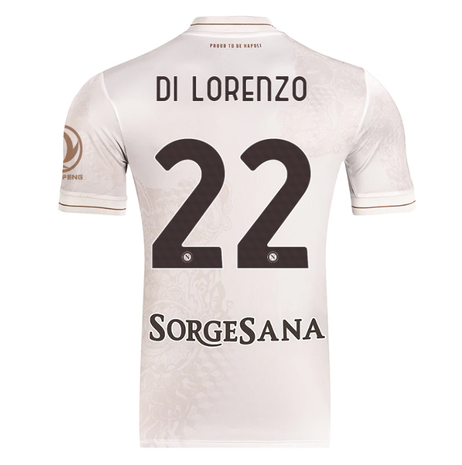Jersey Napoli 25/26 Away #22 DI LORENZO