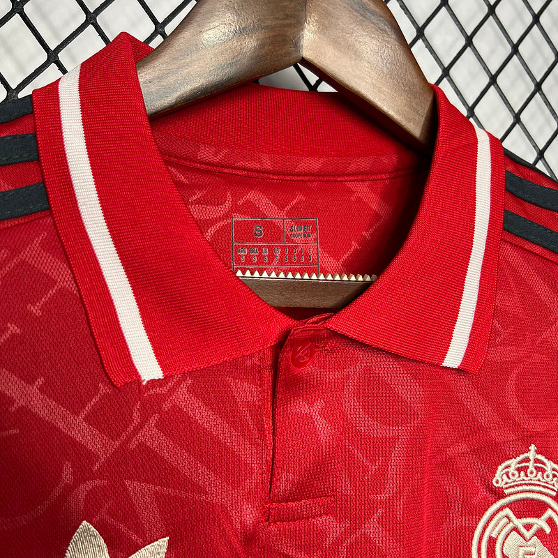 Jersey Real Madrid Vermelha 24/25
