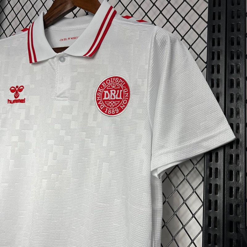 Jersey Seleção Dinamarca 24/25 - Away - Branco