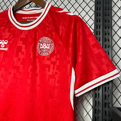 Jersey Seleção Dinamarca 24/25 - Home - Vermelha
