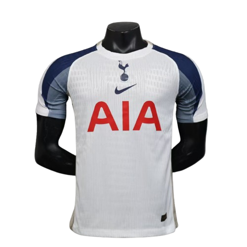 White Tottenham Hotspur 25/26 home player jersey with AIA logo