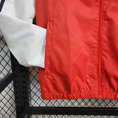Windbreaker México 24/25 - Branco e Vermelho