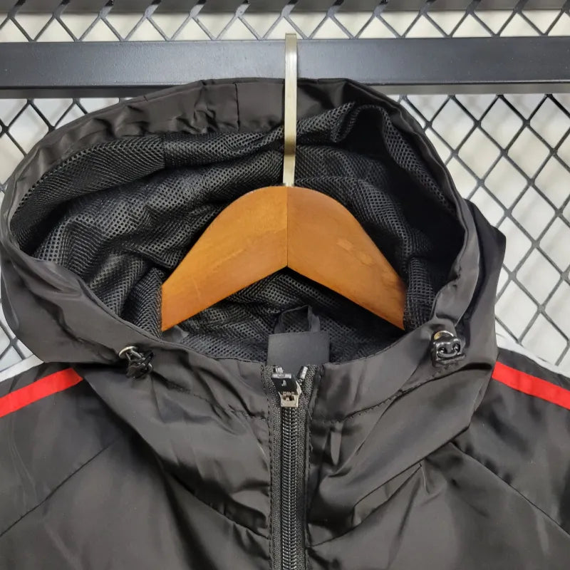 Windbreaker México 24/25 - Preto e Vermelho